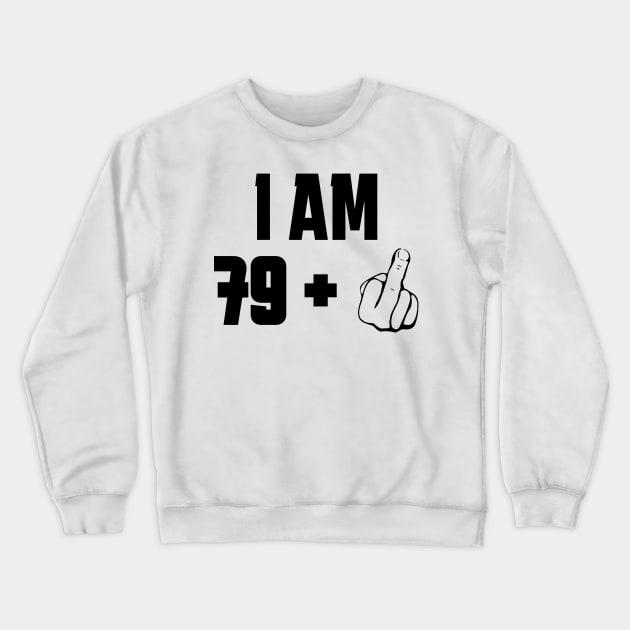 80th birthday Crewneck Sweatshirt by Circle Project